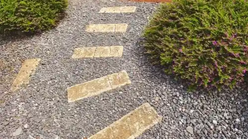 Patios, paths, and gravel driveways