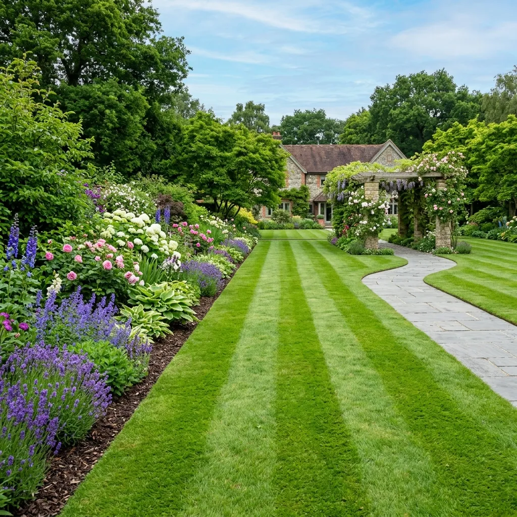 Garden maintenance background