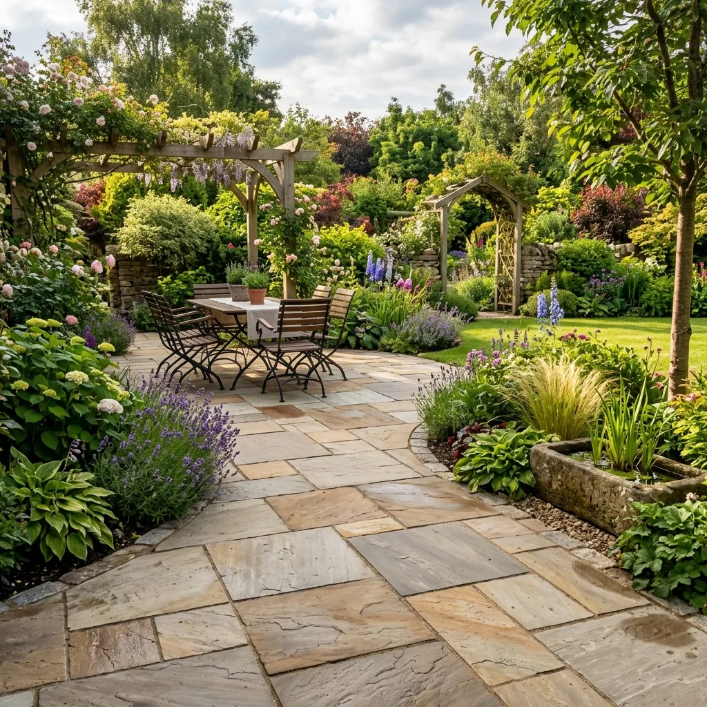 Patio and paving installation background